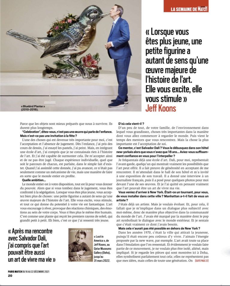 Jeff Koons by Julien Weber Paris Match #3789 copy 3